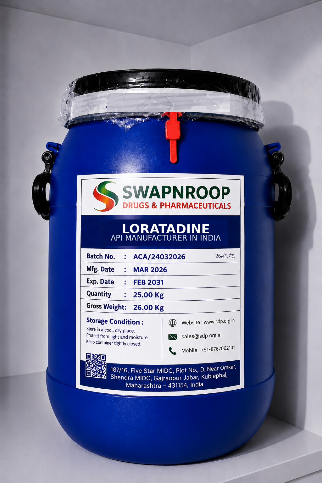 4-Hydroxy Piperidine Supplier & Exporter | Nexa Impex packaged and supplied by NexaImpex