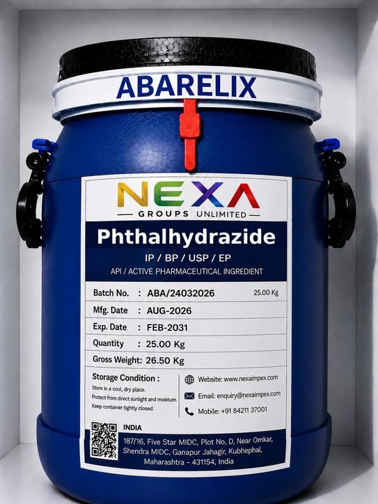 Phthalhydrazide Manufacturer & Supplier in India packaged and supplied by NexaImpex